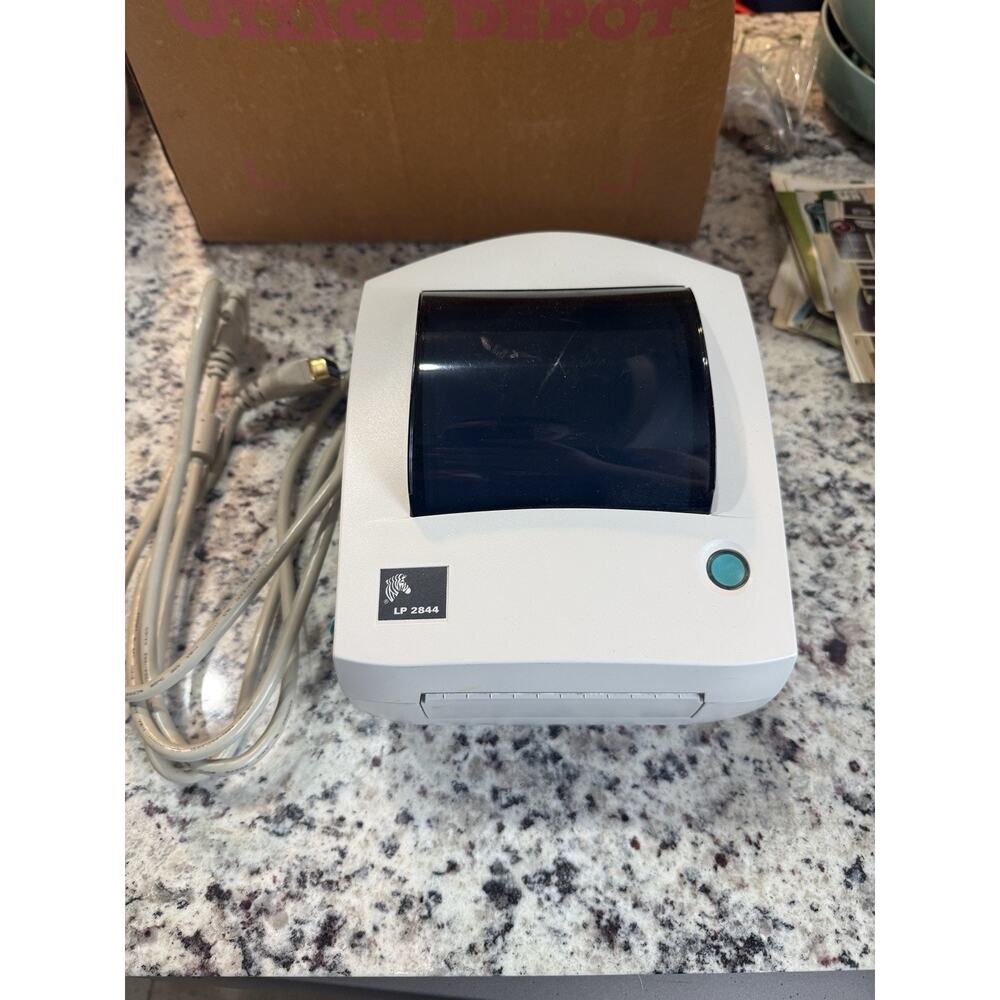 Zebra UPS LP2844 Direct Thermal Label Printer LP 2844 USB #2